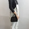 Aeta Deer Leather Boston Mini Shoulder Bag Da39