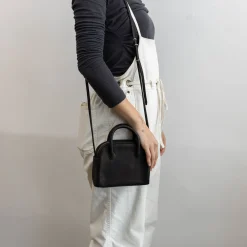 Aeta Deer Leather Boston Mini Shoulder Bag Da39