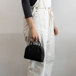 Aeta Deer Leather Boston Mini Bag Da24