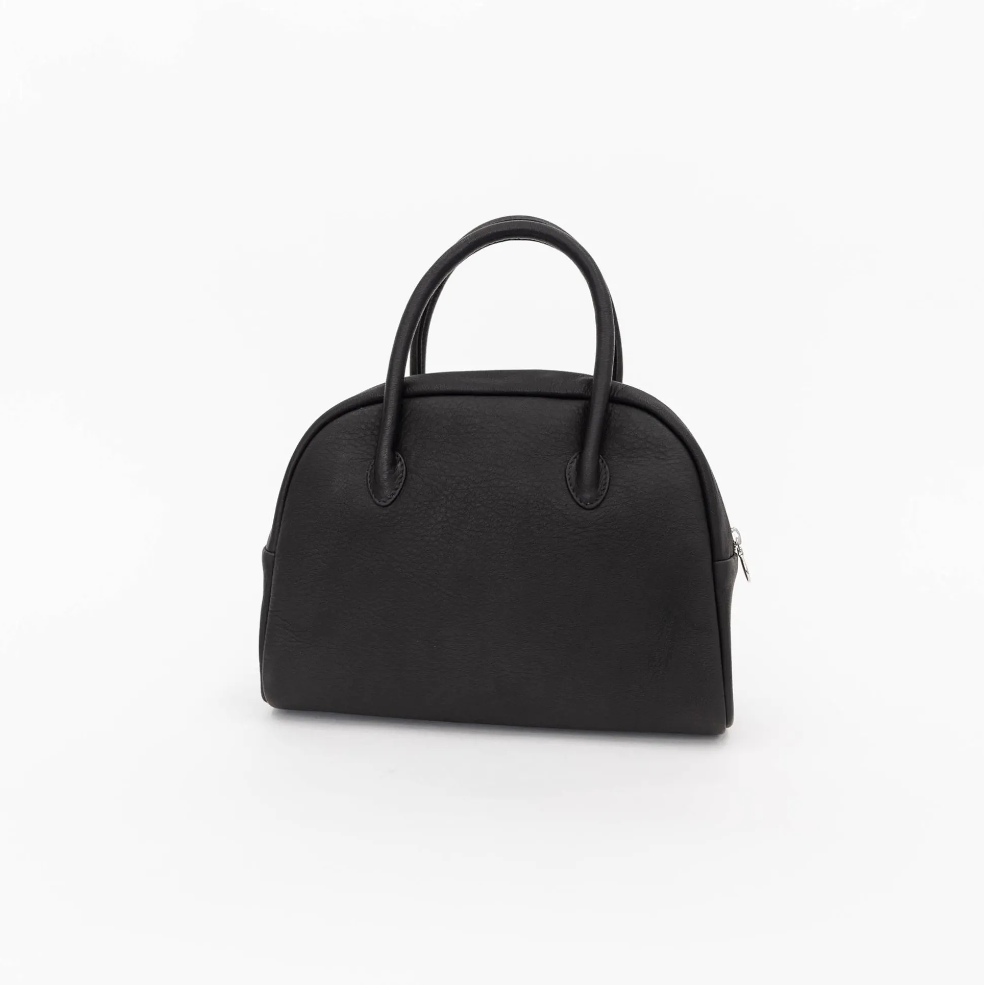 Aeta Deer Leather Boston Small Bag Da25