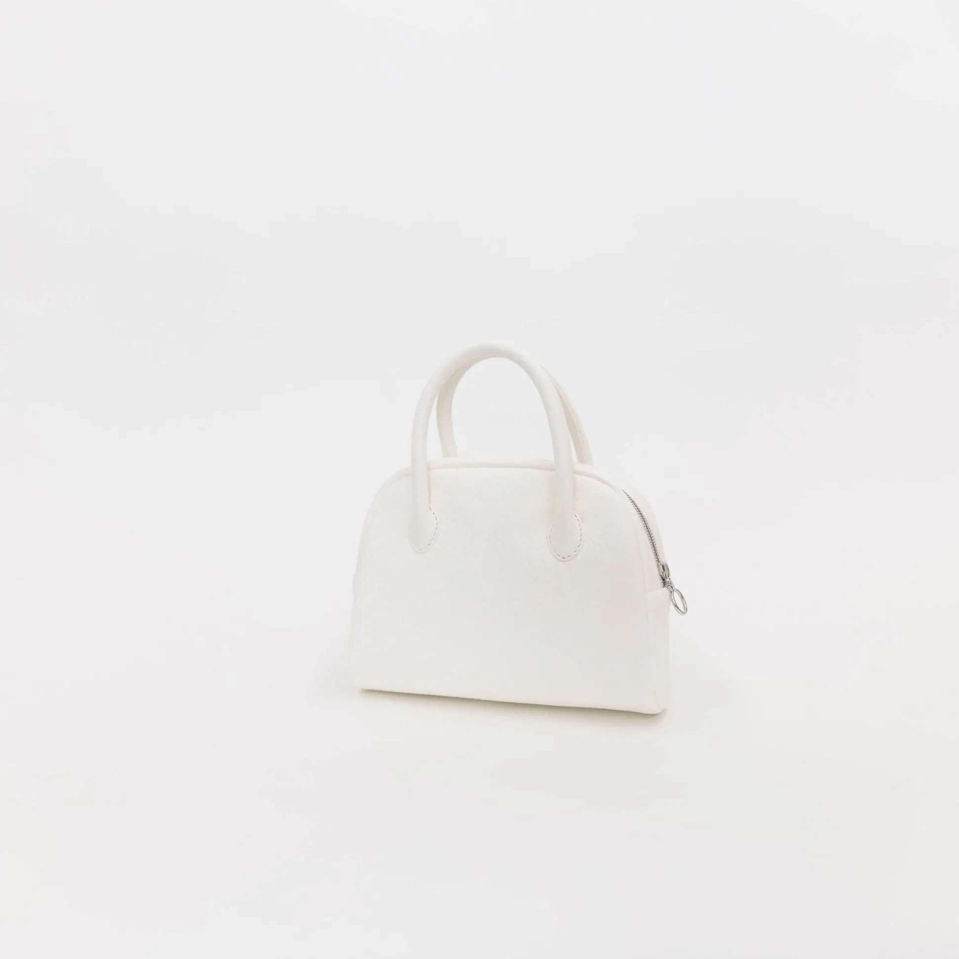 Aeta Deer Leather Boston Mini Bag Da24
