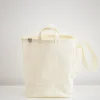 Anunfold Side Pocket Tote Bag Pt - White