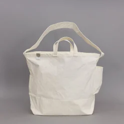 Anunfold Side Pocket Tote Bag - White