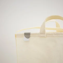 Anunfold Side Pocket Tote Bag Pt - White