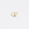 Black Barc 'Hebi Ring' With Diamond Eyes