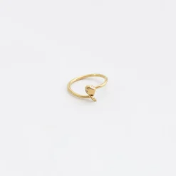 Black Barc 'Hebi Ring' With Diamond Eyes
