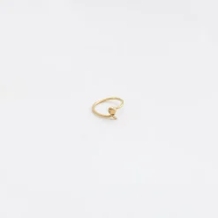 Black Barc 'Hebi Ring' With Diamond Eyes