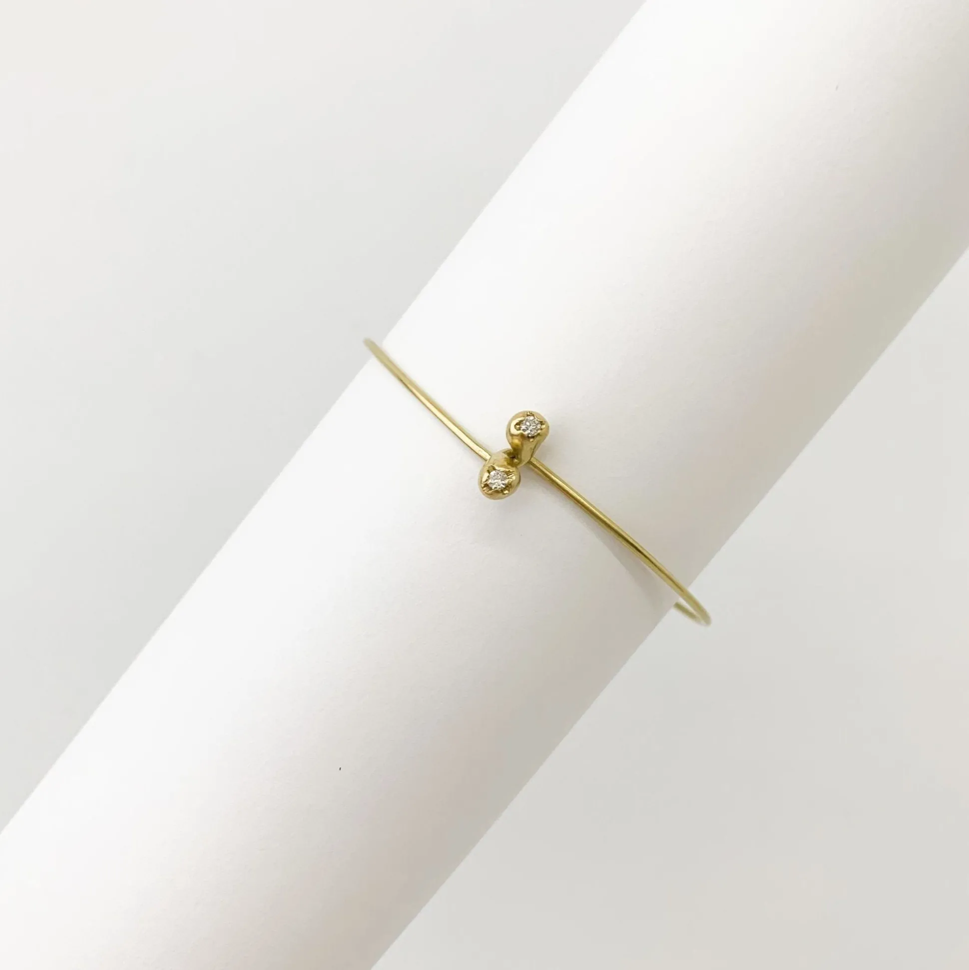 Black Barc 'Ren' Bracelet With Diamonds Special Order