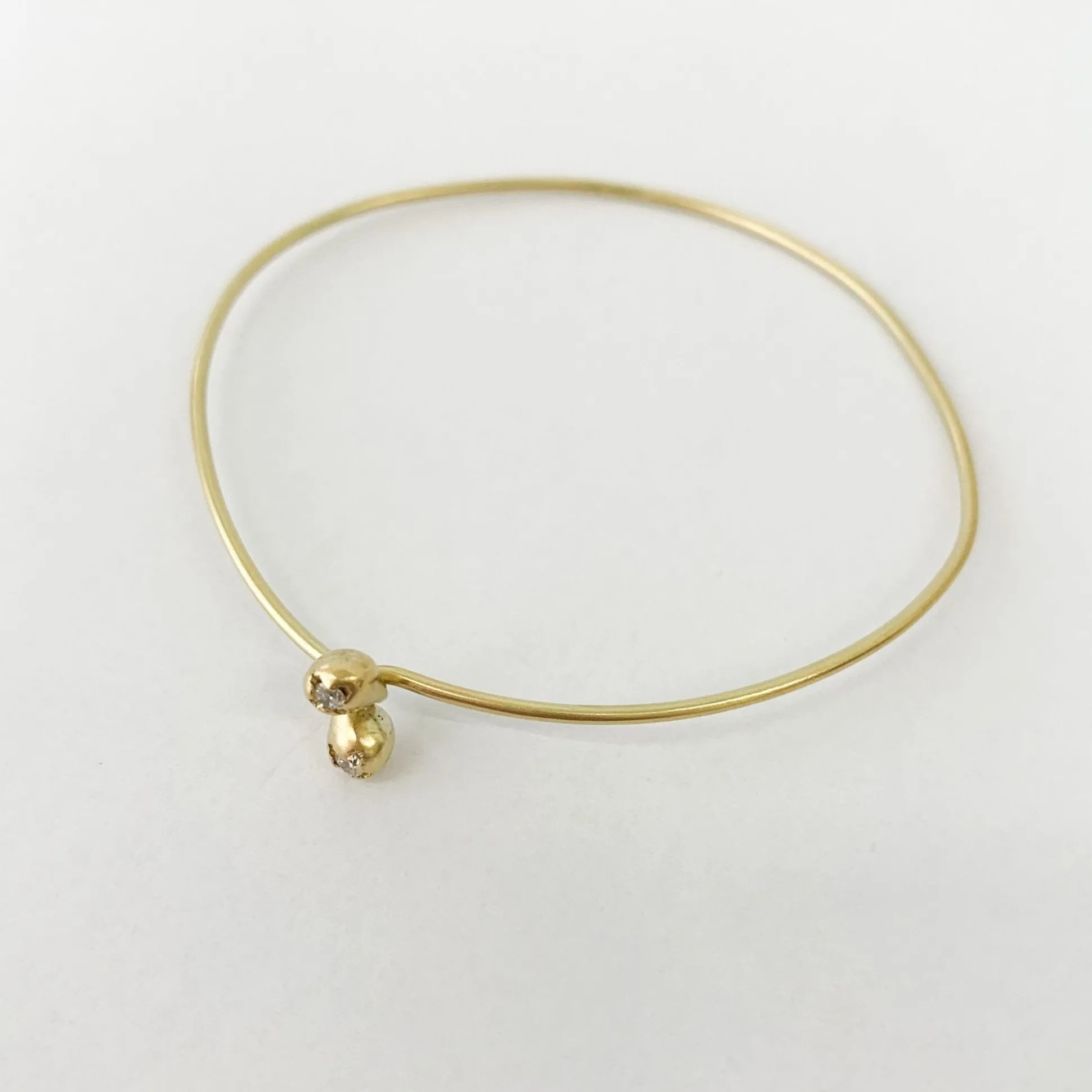 Black Barc 'Ren' Bracelet With Diamonds Special Order