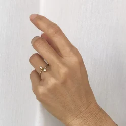 Black Barc 'Ren' Ring With Diamonds - Special Order