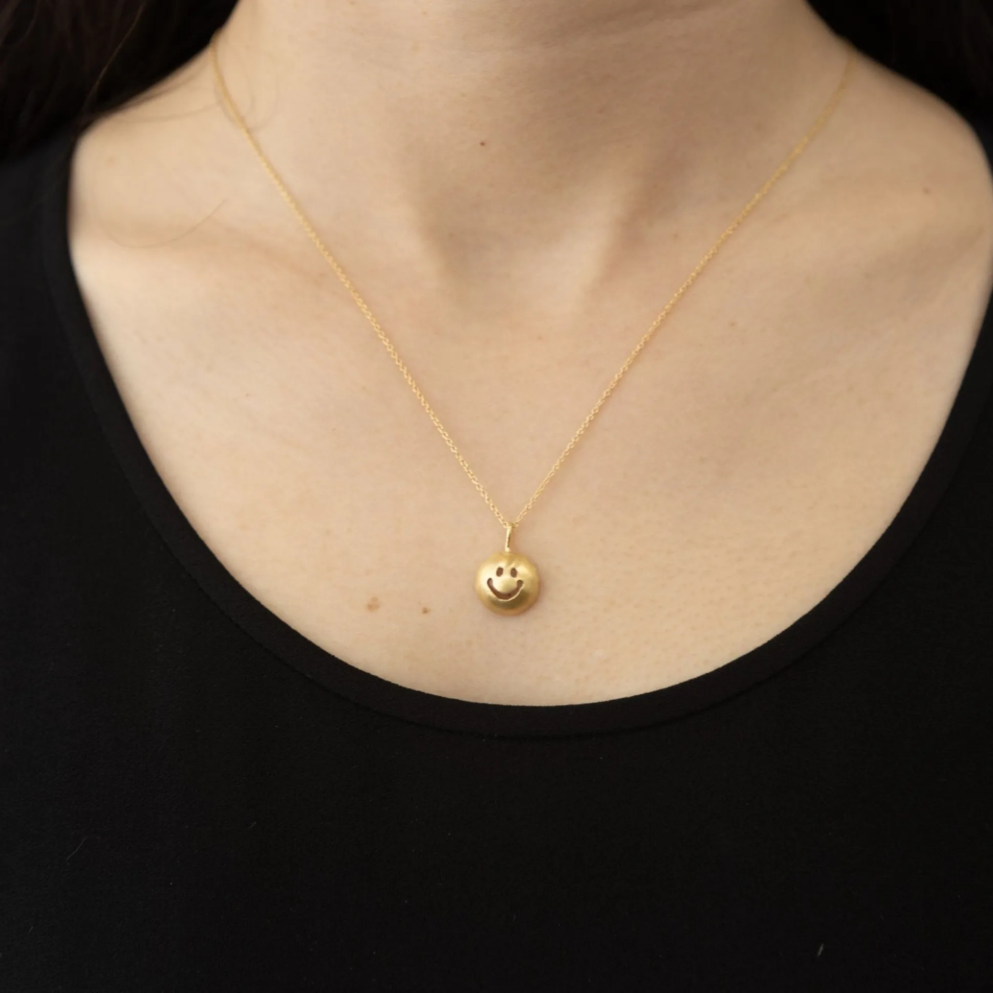 Black Barc 'Smiley' Necklace No. 8