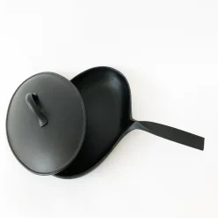 Cast Iron Fish Pan With Lid [Ts426]