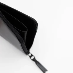 Cdg Zip-Around Very Black Wallet