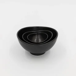 Ceramic Japan Infinity Bowls - Black