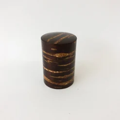 Cherry Wood Tea Leaf Canister [Ts588]