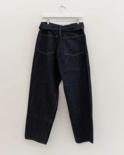 Comoli Denim Belted Pt X01-03001