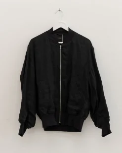 Comoli Linen Double Cloth Zip Blouson X01-01023