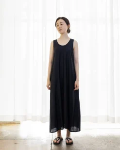 Comoli Wool-Silk Sleeveless Dress X01-02025