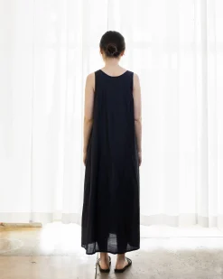Comoli Wool-Silk Sleeveless Dress X01-02025