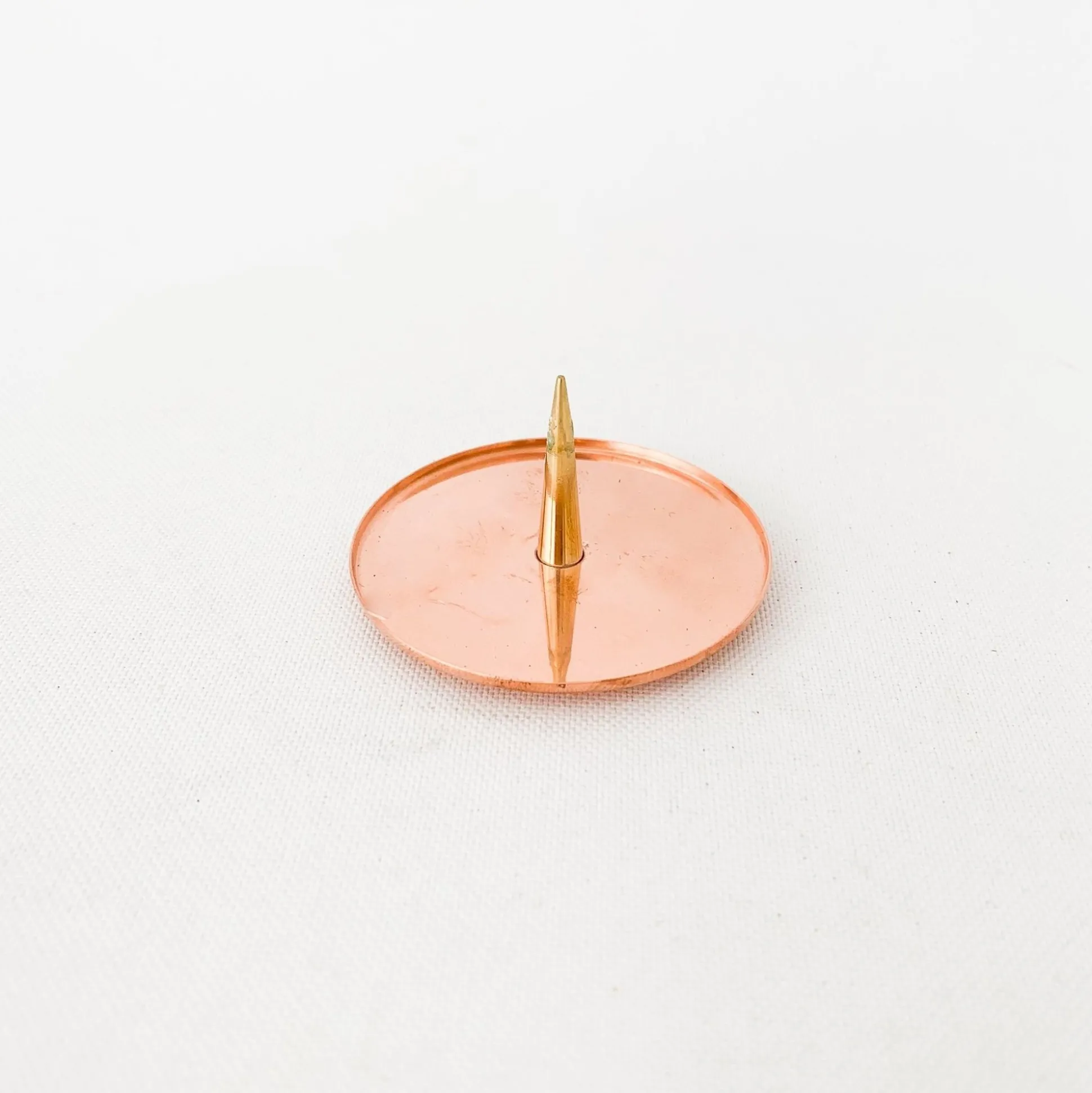F/Style Copper Candle Stand