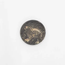 Gena Kuwan Ceramic Plate - Black