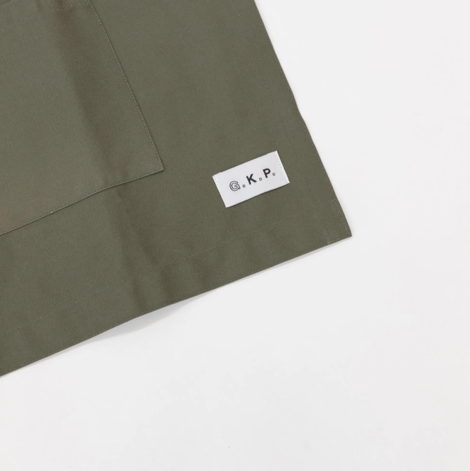 G.K.P Kids Apron - Ages 7 To 12 (Olive Color Only)