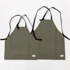 G.K.P Kids Apron - Ages 7 To 12 (Olive Color Only)