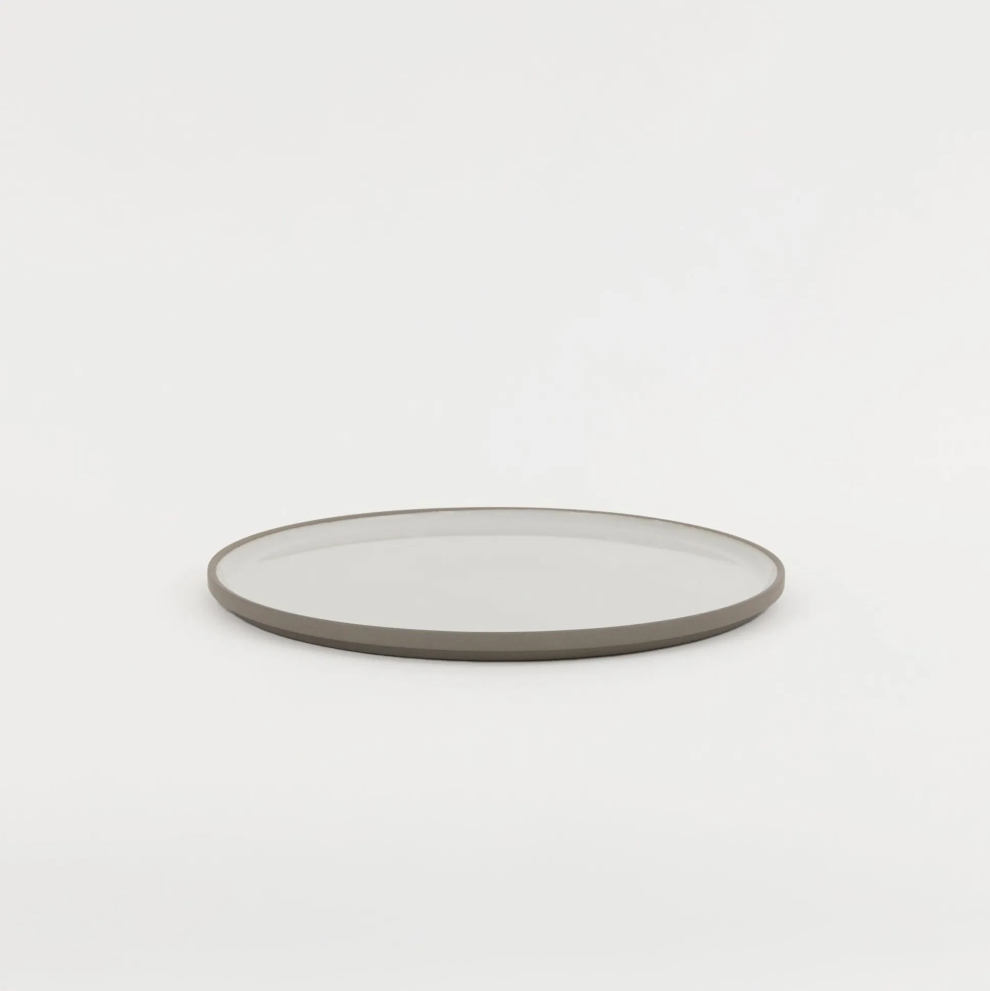 Haw105 - Plate / Lid Ash White O 10"