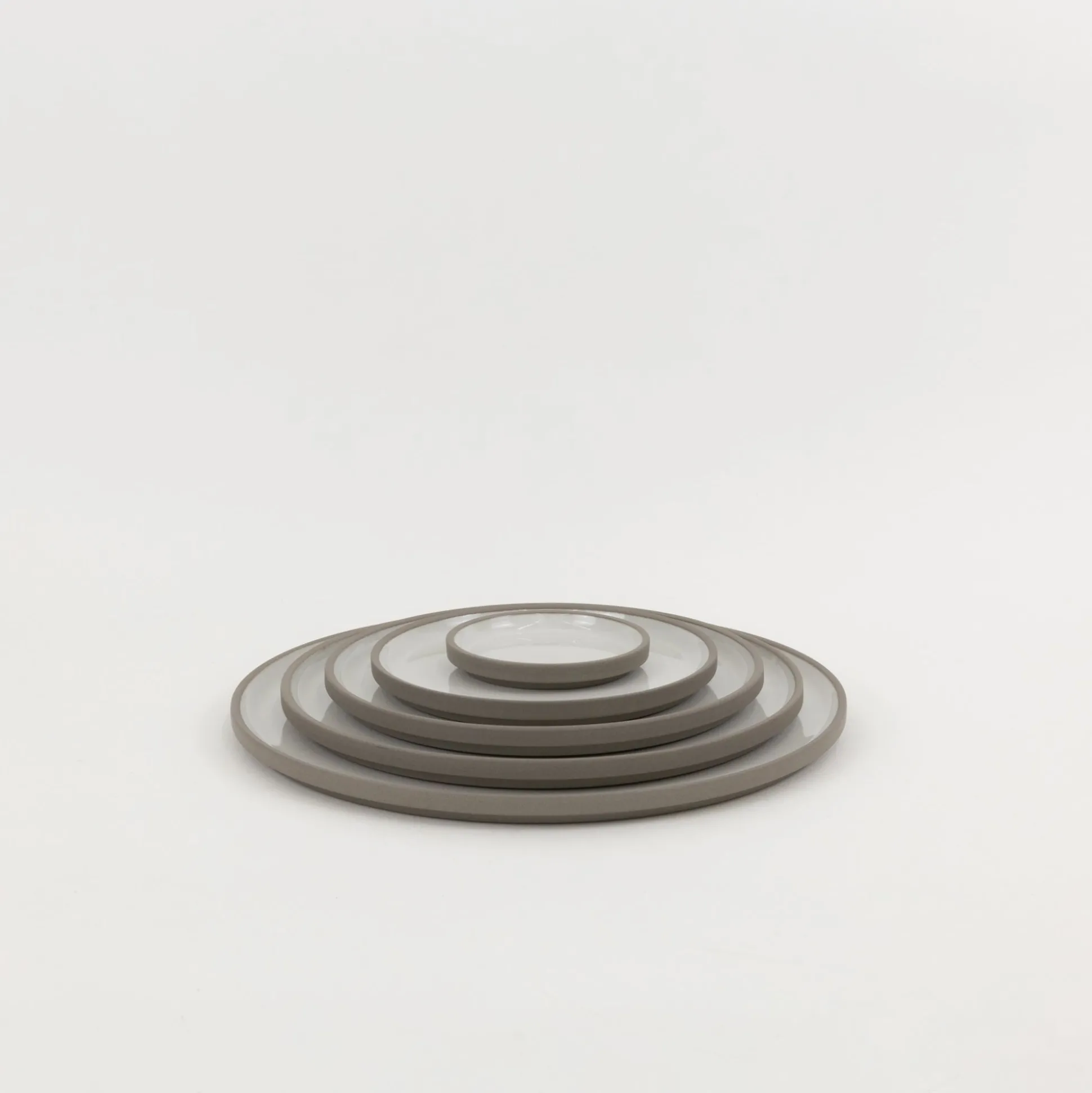 Haw105 - Plate / Lid Ash White O 10"