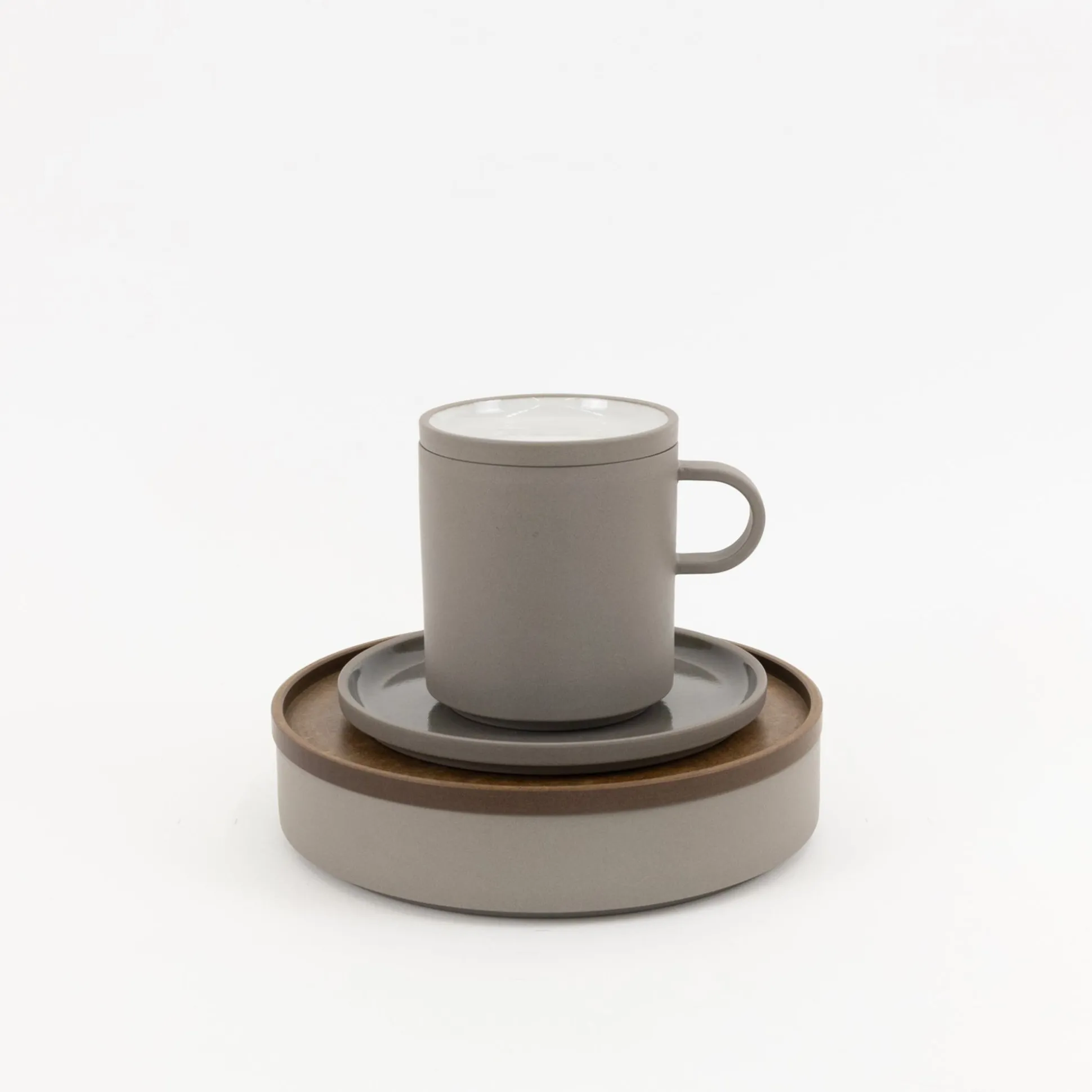 Haw101 - Plate / Lid Ash White O 3.3/8"