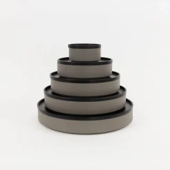 Hdg109 - Bowl Dark Gray O 7.3/8