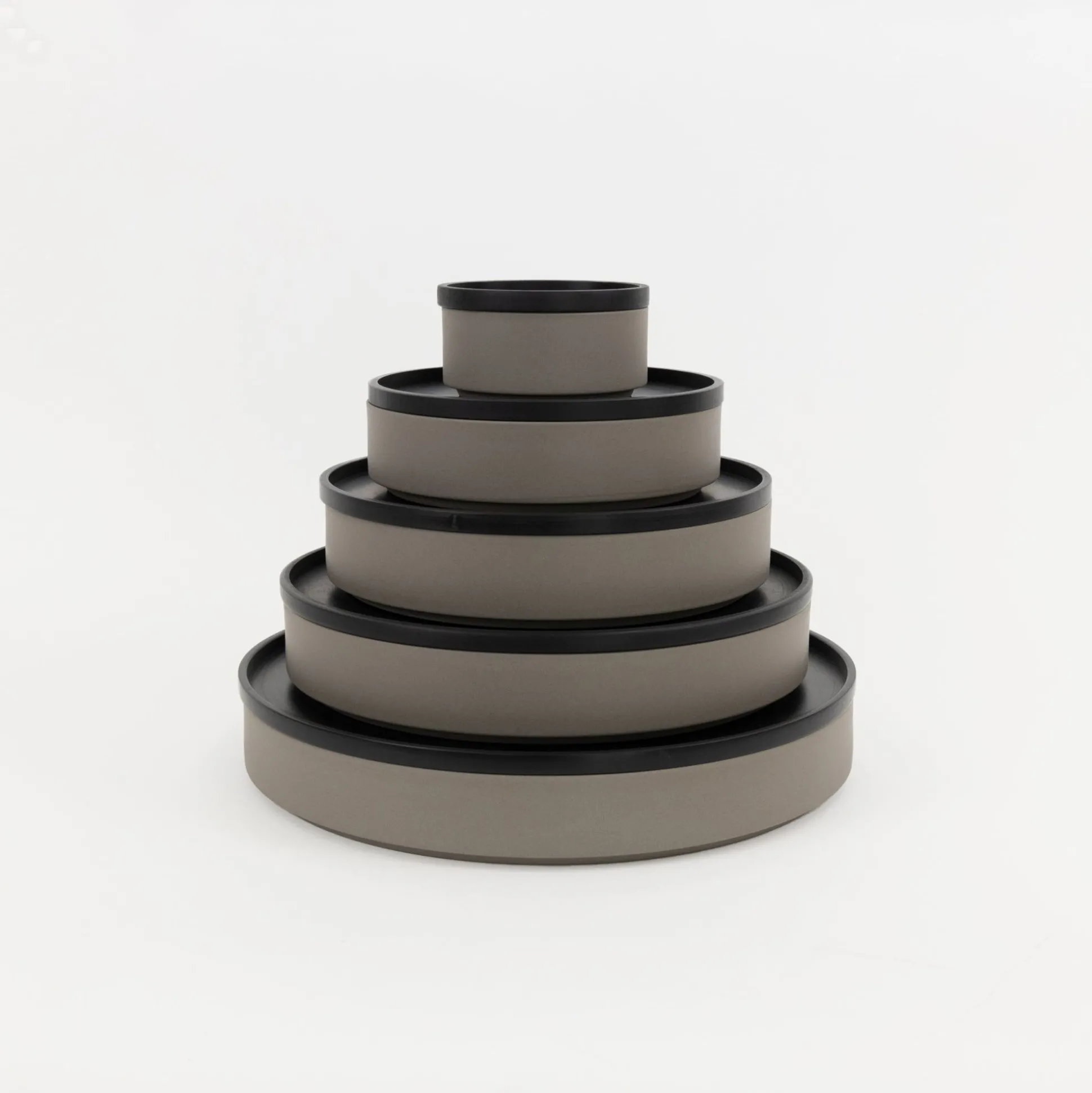 Hdg111 - Bowl Dark Gray O 10"