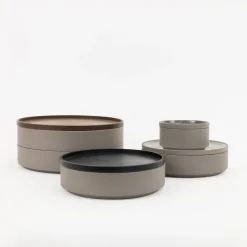 Hdg107 - Bowl Dark Gray O 3.3/8