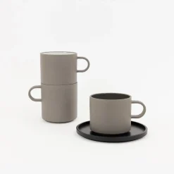 Hdg119 - Mug Dark Gray Small O 3.3/8