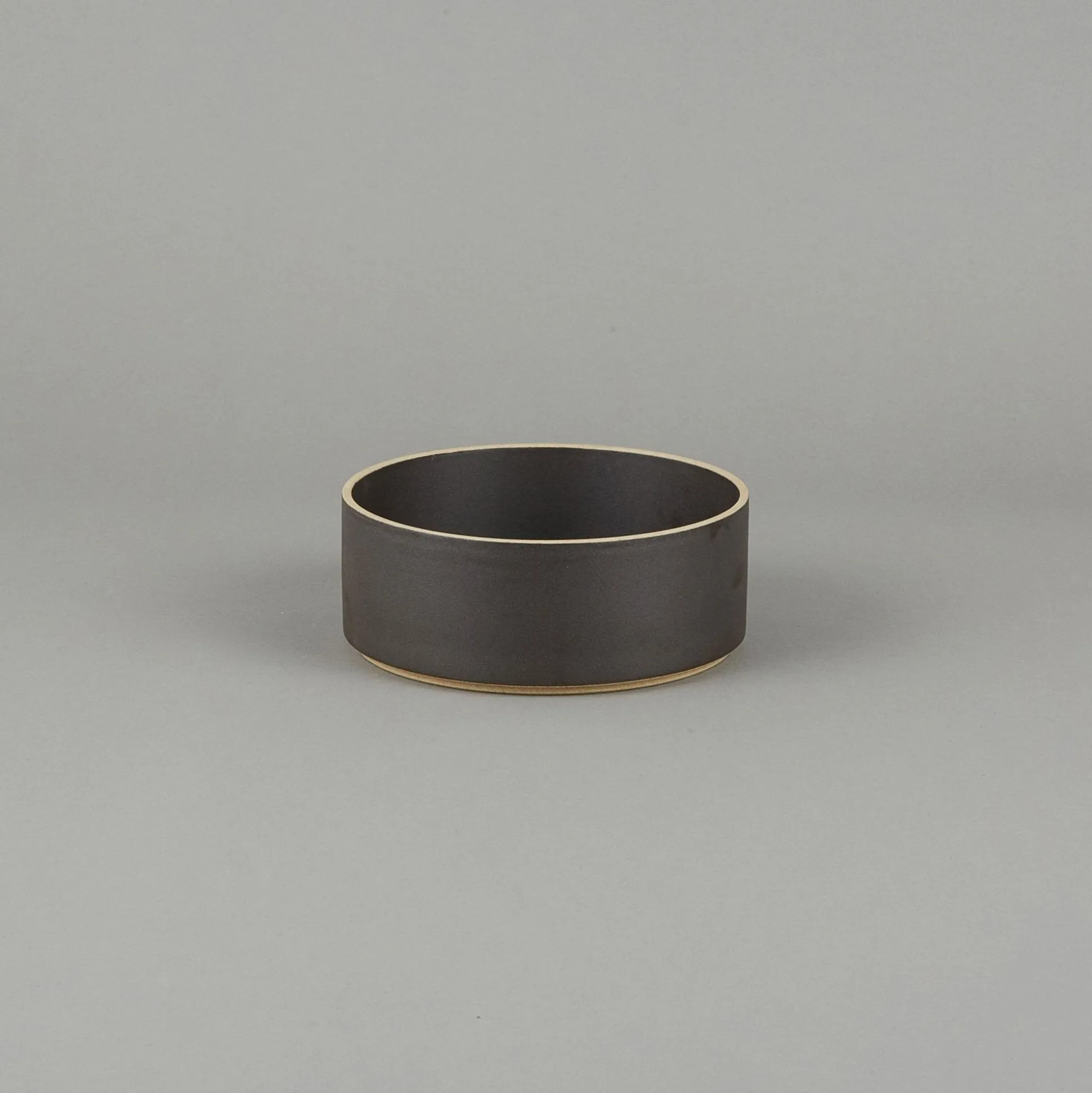 Hpb015 - Bowl Tall Black O 7.3/8"