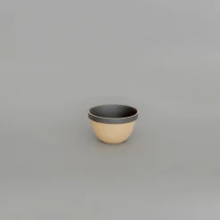 Hpb046 - Deep Round Bowl Black Small O 5.5/8"