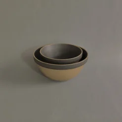 Hpb047 - Deep Round Bowl Black O 7.3/8