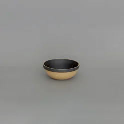 Hpb049 - Mid-Deep Round Bowl Black O 7.3/8"