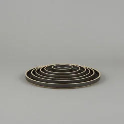 Hpb001 - Plate / Lid Black O 3.3/8"
