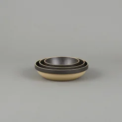 Hpb032 - Round Bowl Black O 7.3/8"