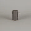 Hpb037 - Teapot Tall With Stainless Strainer Black O 3.3/8"
