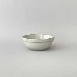 Hpm049 - Mid-Deep Round Bowl Gloss Gray O 7.3/8"