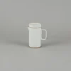 Hpm037 - Teapot Tall With Stainless Strainer Gloss Gray O 3.3/8"
