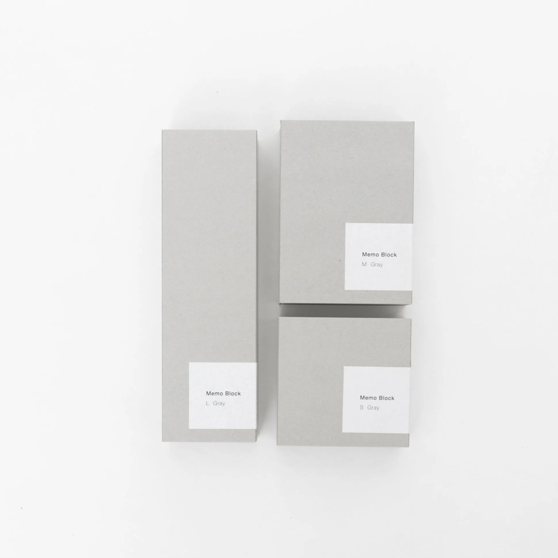 Ito Bindery Gray Memo Blocks