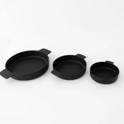 Kamasada Lacquered Iron Nesting Pans