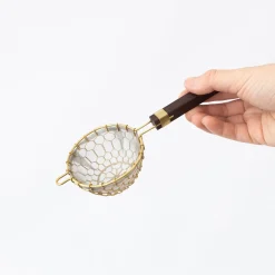 Kanaami-Tsuji Tea Strainers With Rosewood Handle