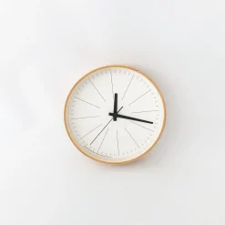 Lemnos Plywood Lines Clock Yk21-13