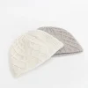 Mature Ha Slant Cutting Knit Cap Aran