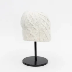 Mature Ha Slant Cutting Knit Cap Aran