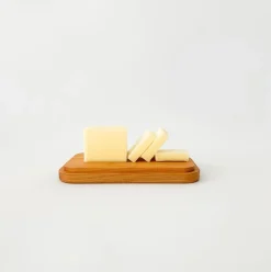 Noda Horo Enamel Butter Case With Wood Lid